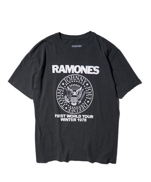 THRIFTY LOOK(スリフティールック)の「THRIFTY LOOK / THRIFTY "RAMONES" TEE(Tシャツ/カットソー・メンズ・ブラック・X-LARGE)」の1枚目の写真