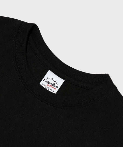 CARGOBROS FOR WOMAN(カーゴブロスフォーウィメン)の「レトロナンバーロゴ半袖Tシャツ(ブラック)(Tシャツ/カットソー・レディース・その他・2XL/LARGE/MEDIUM/X-LARGE/SMALL)」の3枚目の写真