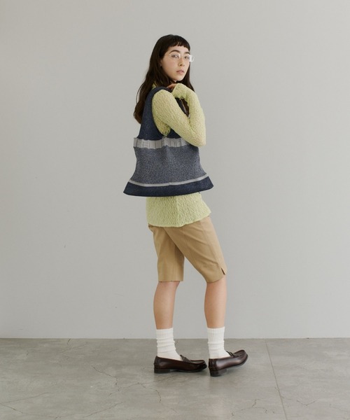 PELLEBORSA(ペレボルサ)の「ニットバッグ Knit Bag 5844(トートバッグ・レディース・イエロー/レッド/グリーン/ネイビー・FREE)」の19枚目の写真