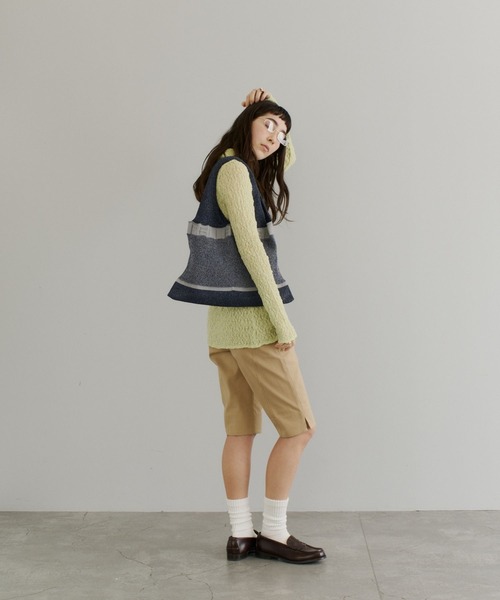 PELLEBORSA(ペレボルサ)の「ニットバッグ Knit Bag 5844(トートバッグ・レディース・イエロー/レッド/グリーン/ネイビー・FREE)」の22枚目の写真