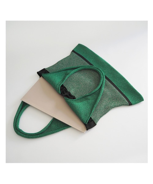 PELLEBORSA(ペレボルサ)の「ニットバッグ Knit Bag 5844(トートバッグ・レディース・イエロー/レッド/グリーン/ネイビー・FREE)」の14枚目の写真