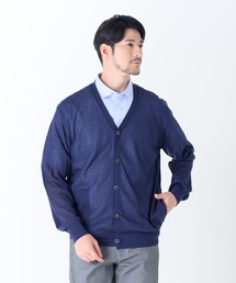 TETE HOMME（テットオム）の「リネンライク ウォッシャブル ニットカーディガン（カーディガン/ボレロ）」