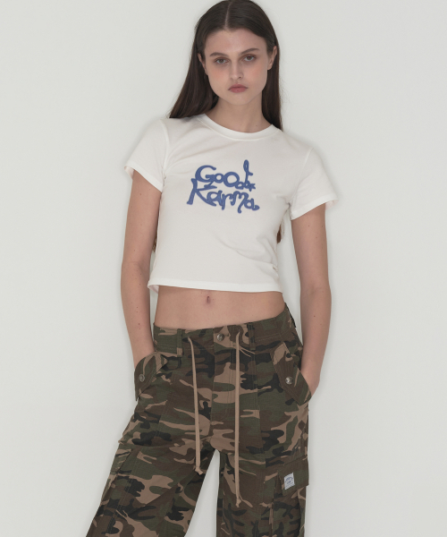 THIRSTYCLUB(サースティークラブ)の「Good karma t shirt - White(Tシャツ/カットソー・レディース・その他・FREE)」の3枚目の写真
