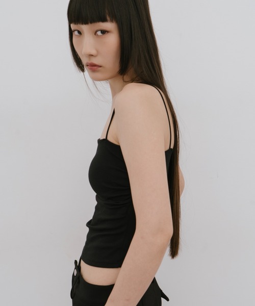HANNE（アン）の「サイドギャザーカップインキャミソール（キャミソール・レディース・ホワイト/グレー/ブラック・FREE）」の12枚目の写真