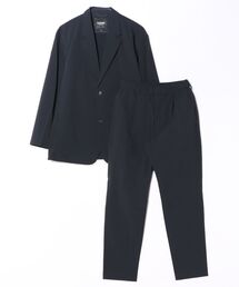 【WEB限定】2点セット ストレッチナイロン リラックスシルエット ウォッシャブルセットアップ
