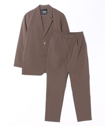 【WEB限定】2点セット ストレッチナイロン リラックスシルエット ウォッシャブルセットアップ