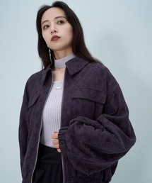 VINTAGEジャガードショートブルゾン(HARE)