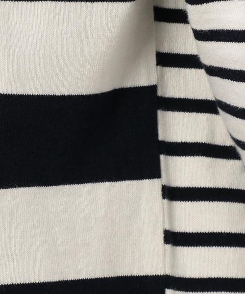 coen（コーエン）の「コンビボーダーコクーンワンピース（ワンピース・レディース・ホワイト/グレー・MEDIUM/LARGE）」の11枚目の写真