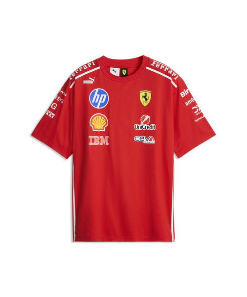 PUMA(プーマ)の「PUMA プーマ ユニセックス フェラーリ レプリカ スペシャル モンツァ 半袖 T(Tシャツ/カットソー・メンズ・レッド・SMALL/X-LARGE/X-SMALL/LARGE)」の4枚目の写真