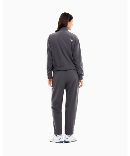 EMPORIO ARMANI EA7(エンポリオアルマーニイーエーセブン)の「<オンライン限定>【エンポリオ アルマーニ EA7】レギュラーフィット ジップ トラックスーツ Tennis Pro(セットアップ・レディース・アッシュブラウン/ダークアッシュ・LARGE/MEDIUM/SMALL/X-SMALL)」の5枚目の写真