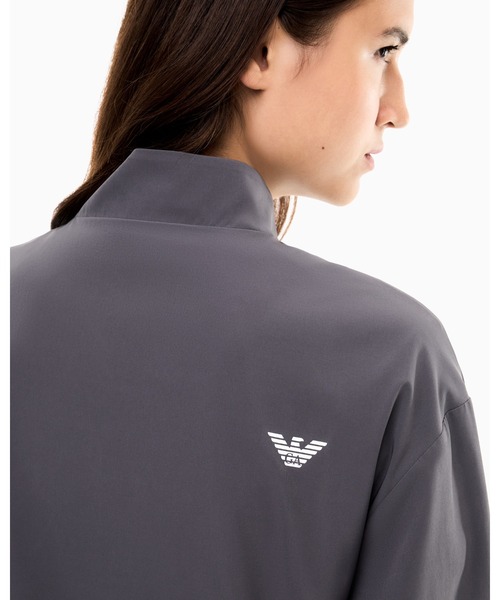 EMPORIO ARMANI EA7(エンポリオアルマーニイーエーセブン)の「<オンライン限定>【エンポリオ アルマーニ EA7】レギュラーフィット ジップ トラックスーツ Tennis Pro(セットアップ・レディース・アッシュブラウン/ダークアッシュ・LARGE/MEDIUM/SMALL/X-SMALL)」の6枚目の写真
