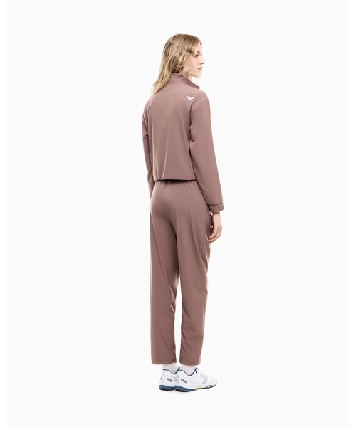 EMPORIO ARMANI EA7(エンポリオアルマーニイーエーセブン)の「<オンライン限定>【エンポリオ アルマーニ EA7】レギュラーフィット ジップ トラックスーツ Tennis Pro(セットアップ・レディース・アッシュブラウン/ダークアッシュ・LARGE/MEDIUM/SMALL/X-SMALL)」の10枚目の写真