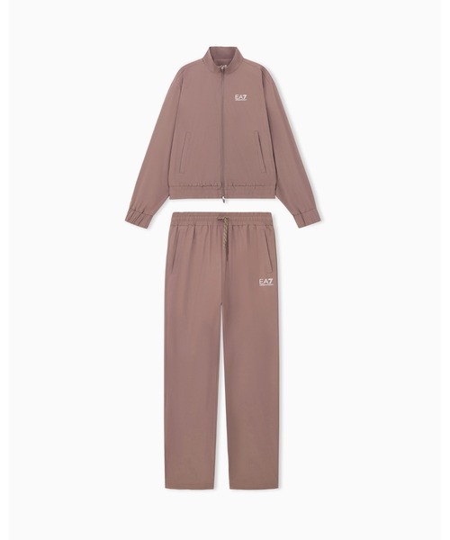 EMPORIO ARMANI EA7(エンポリオアルマーニイーエーセブン)の「<オンライン限定>【エンポリオ アルマーニ EA7】レギュラーフィット ジップ トラックスーツ Tennis Pro(セットアップ・レディース・アッシュブラウン/ダークアッシュ・LARGE/MEDIUM/SMALL/X-SMALL)」の9枚目の写真
