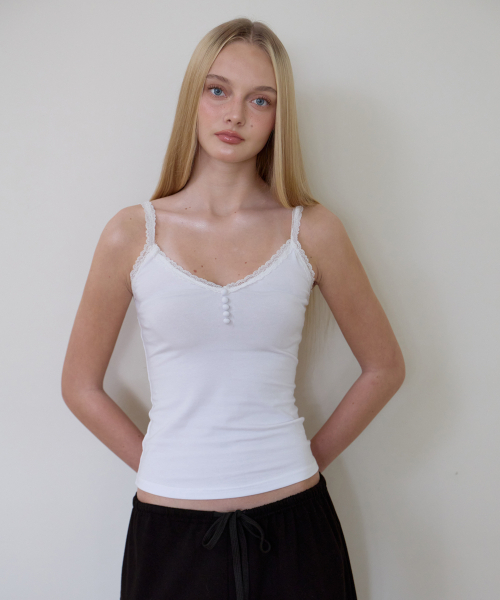 ROSEFRANTZ（ロゼフランツ）の「Button Lace Sleeveless [Ivory]（Tシャツ/カットソー・レディース・アイボリー・SMALL/MEDIUM/X-SMALL）」の8枚目の写真