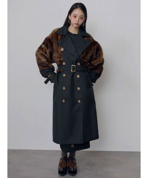 ロングダブルトレンチ セール】【20th Anniversary Iconic Items】ロングダブルトレンチ