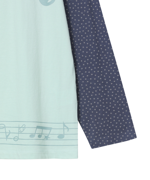 BAUF（バウフ）の「スター メロディ ロングスリーブ [ミント]（Tシャツ/カットソー・レディース・その他・FREE）」の6枚目の写真