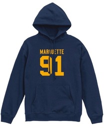 Ol' Basics(オール・ベーシックス) プルパーカー スウェット MARQUETTE ロゴ ナンバリング プリント 裏毛 トップス メンズ ユニセックス