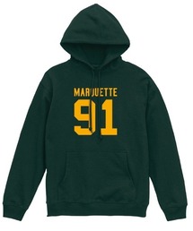 Ol' Basics(オール・ベーシックス) プルパーカー スウェット MARQUETTE ロゴ ナンバリング プリント 裏毛 トップス メンズ ユニセックス