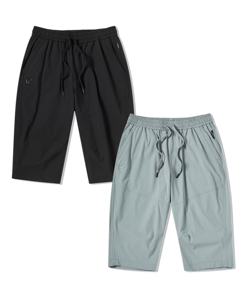 LIFE WORK（ライフワーク）の「ダイアグナルバンディング6部パンツ（その他パンツ・レディース・ブラック/グレー・M/L）」の3枚目の写真