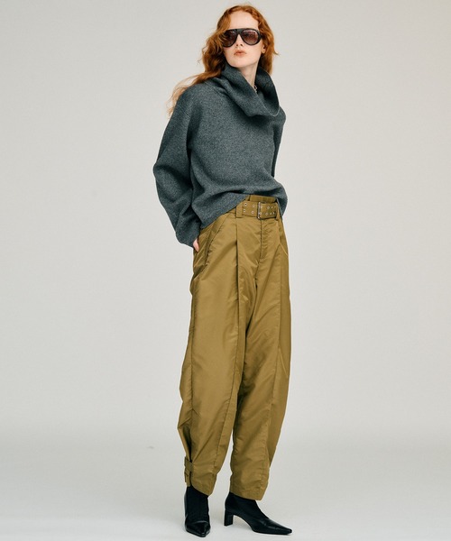 PRANK PROJECT(プランクプロジェクト)の「【2026Winter Pre-Order】ハイネックニット / High-Neck Knit(ニット/セーター・レディース・グレー/ホワイト/ブラック・FREE)」の6枚目の写真