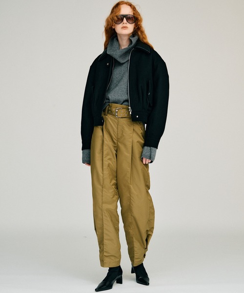 PRANK PROJECT(プランクプロジェクト)の「【2026Winter Pre-Order】ハイネックニット / High-Neck Knit(ニット/セーター・レディース・グレー/ホワイト/ブラック・FREE)」の7枚目の写真