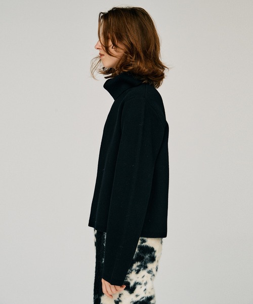 PRANK PROJECT(プランクプロジェクト)の「【2026Winter Pre-Order】ハイネックニット / High-Neck Knit(ニット/セーター・レディース・グレー/ホワイト/ブラック・FREE)」の12枚目の写真