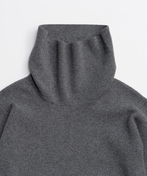 PRANK PROJECT(プランクプロジェクト)の「【2026Winter Pre-Order】ハイネックニット / High-Neck Knit(ニット/セーター・レディース・グレー/ホワイト/ブラック・FREE)」の18枚目の写真