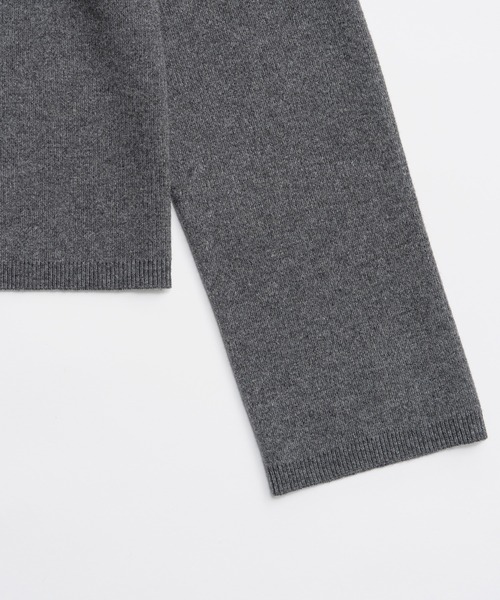 PRANK PROJECT(プランクプロジェクト)の「【2026Winter Pre-Order】ハイネックニット / High-Neck Knit(ニット/セーター・レディース・グレー/ホワイト/ブラック・FREE)」の19枚目の写真