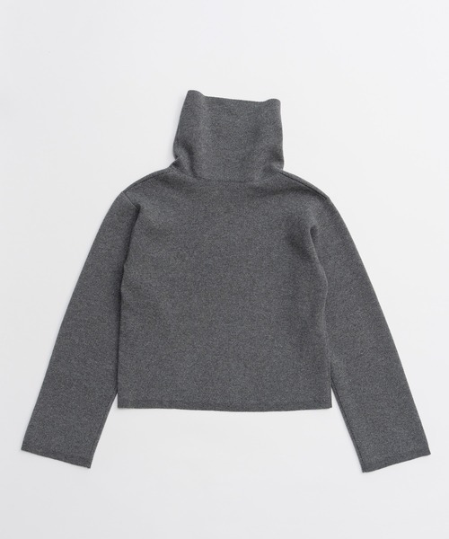 PRANK PROJECT(プランクプロジェクト)の「【2026Winter Pre-Order】ハイネックニット / High-Neck Knit(ニット/セーター・レディース・グレー/ホワイト/ブラック・FREE)」の17枚目の写真