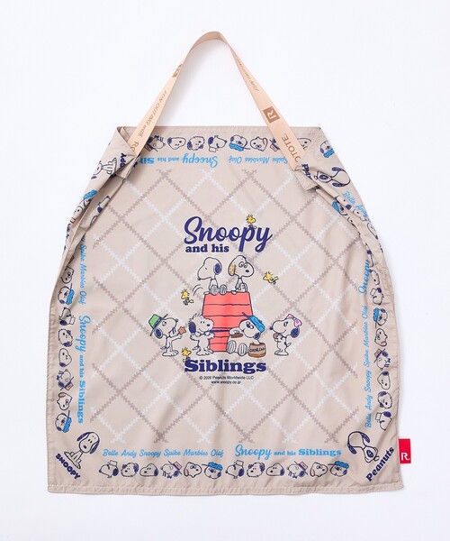 ROOTOTE(ルートート)の「【ROOTOTE / ルートート】IP.TABLO50.Peanuts-1L スヌーピー スカーフバッグ 8525/ユニセックス(エコバッグ/サブバッグ・メンズ・ブラック/ベージュ/グレー/レッド/サックスブルー/ピンク/ブルー・フリー)」の4枚目の写真