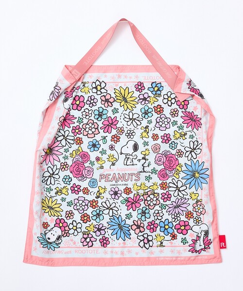 ROOTOTE(ルートート)の「【ROOTOTE / ルートート】IP.TABLO50.Peanuts-1L スヌーピー スカーフバッグ 8525/ユニセックス(エコバッグ/サブバッグ・メンズ・ブラック/ベージュ/グレー/レッド/サックスブルー/ピンク/ブルー・フリー)」の7枚目の写真