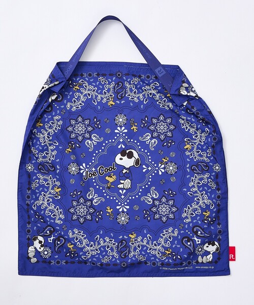 ROOTOTE(ルートート)の「【ROOTOTE / ルートート】IP.TABLO50.Peanuts-1L スヌーピー スカーフバッグ 8525/ユニセックス(エコバッグ/サブバッグ・メンズ・ブラック/ベージュ/グレー/レッド/サックスブルー/ピンク/ブルー・フリー)」の6枚目の写真