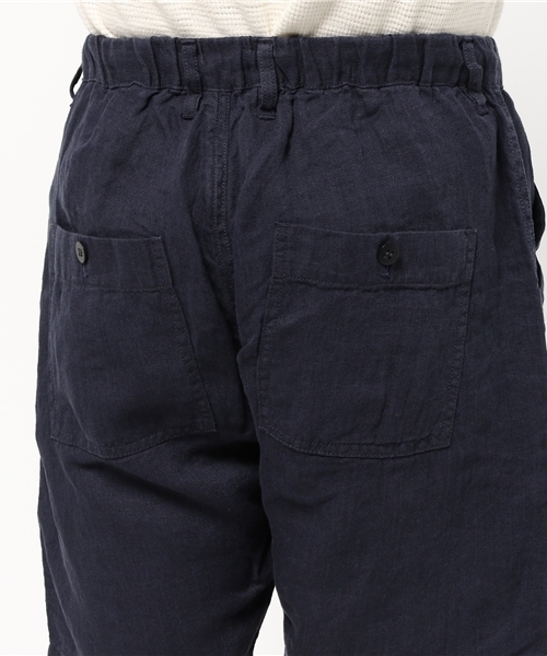 URBAN RESEARCH（アーバンリサーチ）の「UR リネンリラックスイージーショーツ（その他パンツ・メンズ・ネイビー/アイボリー・MEDIUM/LARGE）」の7枚目の写真