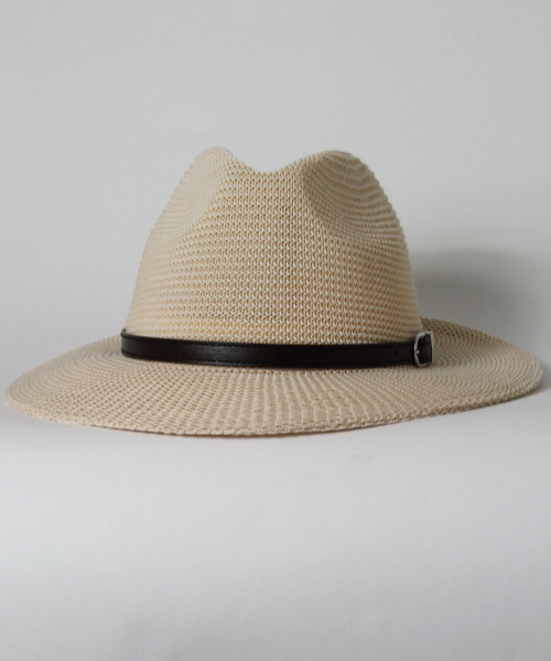 JACKROSE（ジャックローズ）の「ハードメッシュつば広ハット（ハット・メンズ・ブラック/ベージュ・フリー）」の4枚目の写真