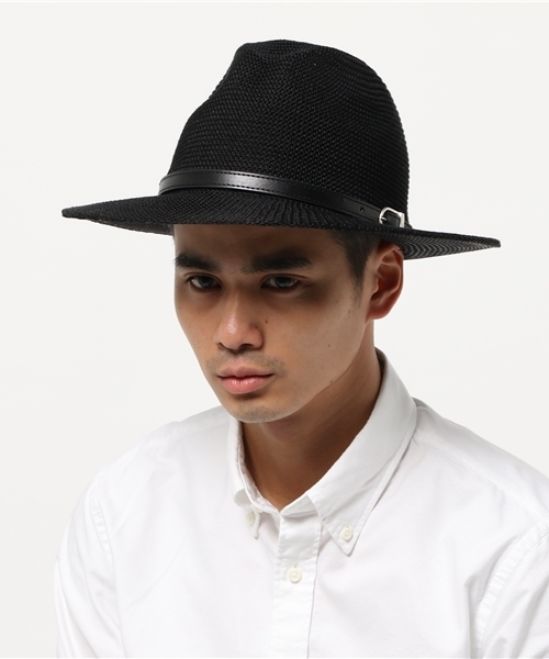 JACKROSE（ジャックローズ）の「ハードメッシュつば広ハット（ハット・メンズ・ブラック/ベージュ・フリー）」の8枚目の写真