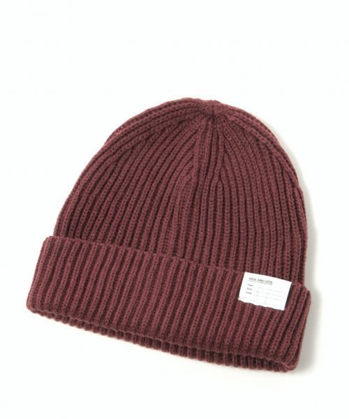 GLOBAL WORK（グローバルワーク）の「アクリルワッチキャップ/725376（ニットキャップ/ビーニー・メンズ・グリーン/ブラウン/ワインレッド/ネイビー/ブラック/オフホワイト/グレー・FREE）」の7枚目の写真