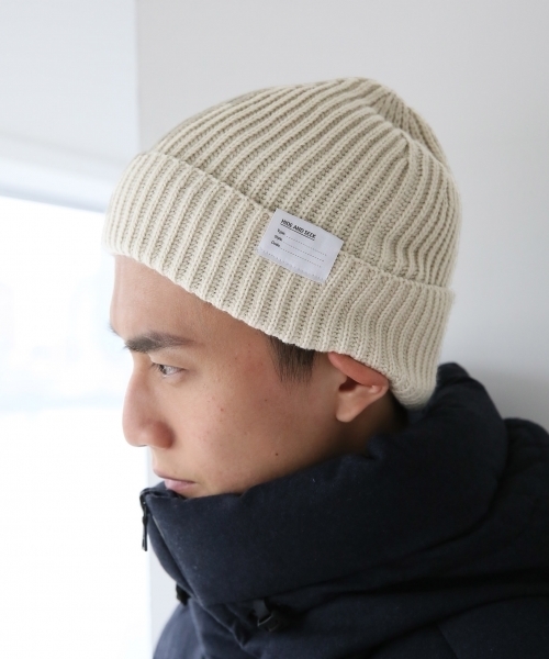 GLOBAL WORK（グローバルワーク）の「アクリルワッチキャップ/725376（ニットキャップ/ビーニー・メンズ・グリーン/ブラウン/ワインレッド/ネイビー/ブラック/オフホワイト/グレー・FREE）」の8枚目の写真