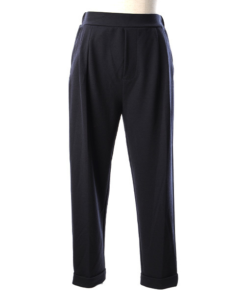 Luz Llena (philter)（ラズレナ　フィルター）の「["毎日着たい"大人カジュアル素材]タック入り・テーパードパンツ（その他パンツ・レディース・カーキ/ブラック/グレー/テラコッタ/アイボリー/ネイビー・LARGE/MEDIUM）」の9枚目の写真