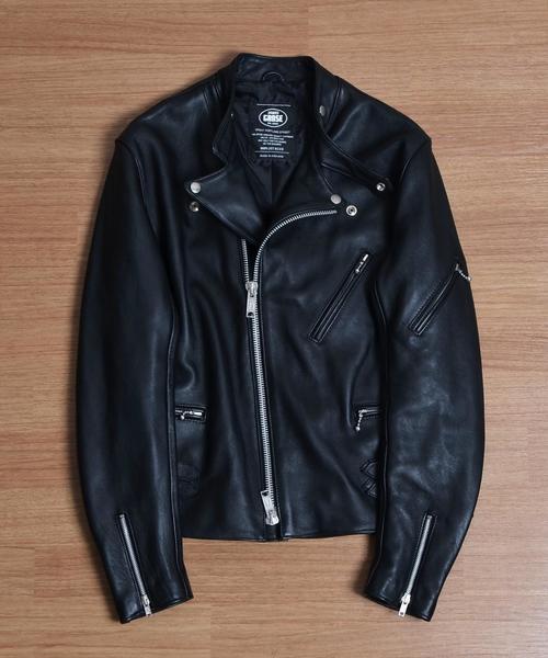 ライダース SEN TOKYO 革ジャン ライダース ビッグシルエットライダースジャケット