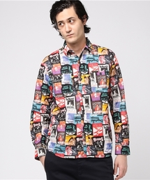 HYSTERIC GLAMOUR | BACK STAGE PASS総柄 長袖ワークSH(シャツ/ブラウス)