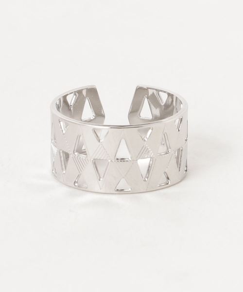 rovtski(ロフトスキー)の「Z)【LEF MADE】トライアングルパターンリング(リング・レディース・シルバー/ゴールド/ゴールド系その他/シルバー系その他/ブラック・FREE)」の3枚目の写真