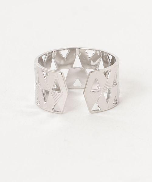 rovtski(ロフトスキー)の「Z)【LEF MADE】トライアングルパターンリング(リング・レディース・シルバー/ゴールド/ゴールド系その他/シルバー系その他/ブラック・FREE)」の6枚目の写真