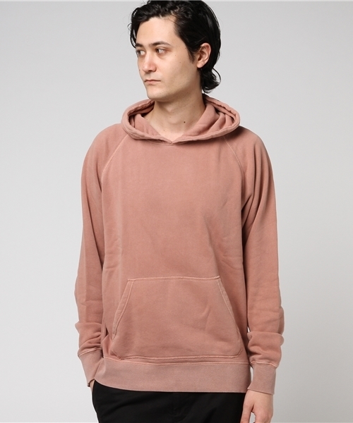 WEGO（ウィゴー）の「WEGO/ピグメント加工プルオーバーパーカー（パーカー・メンズ・オフホワイト/ピンク/ベージュ/ネイビー・LARGE/MEDIUM）」の4枚目の写真