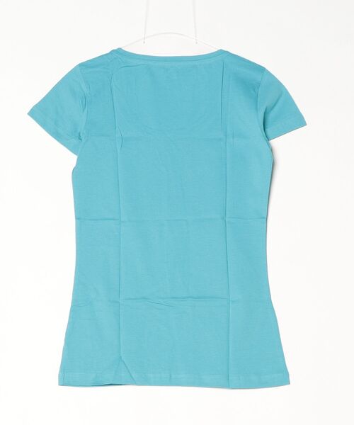 PACT(パクト)の「PACT/パクト レディース オーガニックコットン SCOOP NECK TEE-MAUI(Tシャツ/カットソー・レディース・ライトブルー・SMALL/X-SMALL)」の3枚目の写真