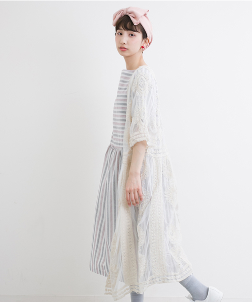 MERLOT（メルロー）の「総レースガウン4990（カーディガン/ボレロ・レディース・ベージュ/ホワイト/ブラック・FREE）」の15枚目の写真