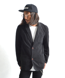 ニットデニム テーラードジャケット