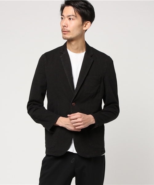 ROOPTOKYO（ループトウキョウ）の「ニットデニム テーラードジャケット（テーラードジャケット・メンズ・ブラック/インディゴブルー/ライトインディゴブルー・L/XL/M）」の15枚目の写真