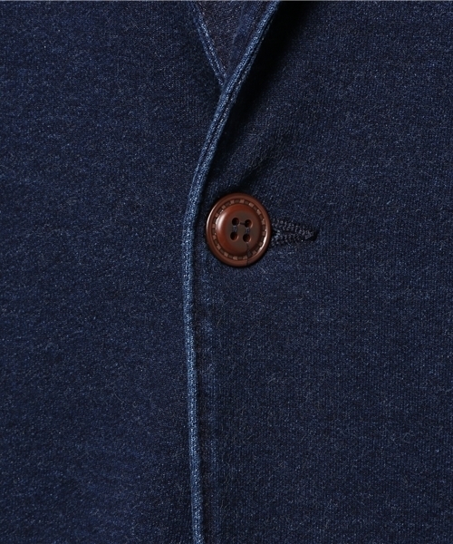 ROOPTOKYO（ループトウキョウ）の「ニットデニム テーラードジャケット（テーラードジャケット・メンズ・ブラック/インディゴブルー/ライトインディゴブルー・L/XL/M）」の12枚目の写真