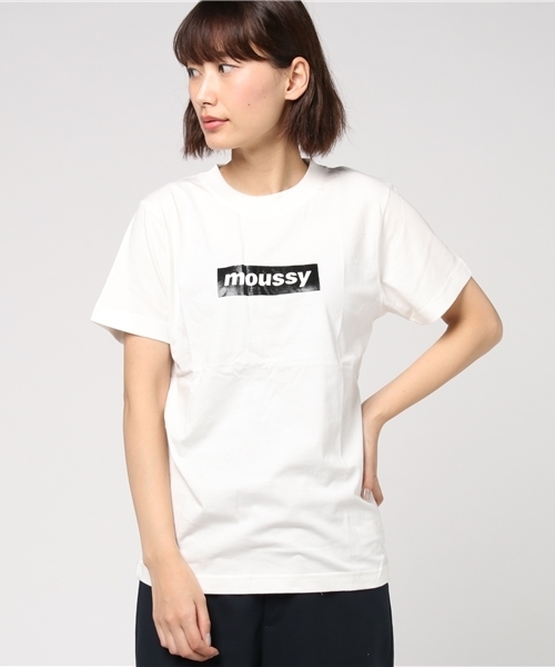 MOUSSY（マウジー）の「early moussy TSJ Ⅱ（Tシャツ/カットソー・レディース・レッド系その他/ブラック系その他/ブラック・FREE）」の3枚目の写真
