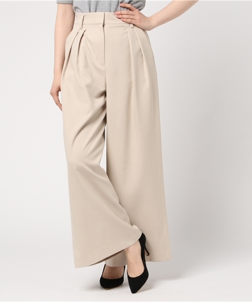 N.（N. Natural Beauty Basic）（エヌエヌナチュラルビューティーベーシック）の「リネコリラックスシリーズパンツ（その他パンツ・レディース・ネイビー/ブルー/ホワイト/ベージュ・MEDIUM）」の15枚目の写真